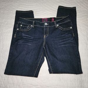 NWT Torrid Womens Sz 18R Denim Blue Jeans Mid Rise Dark Wash Tapered Ankles